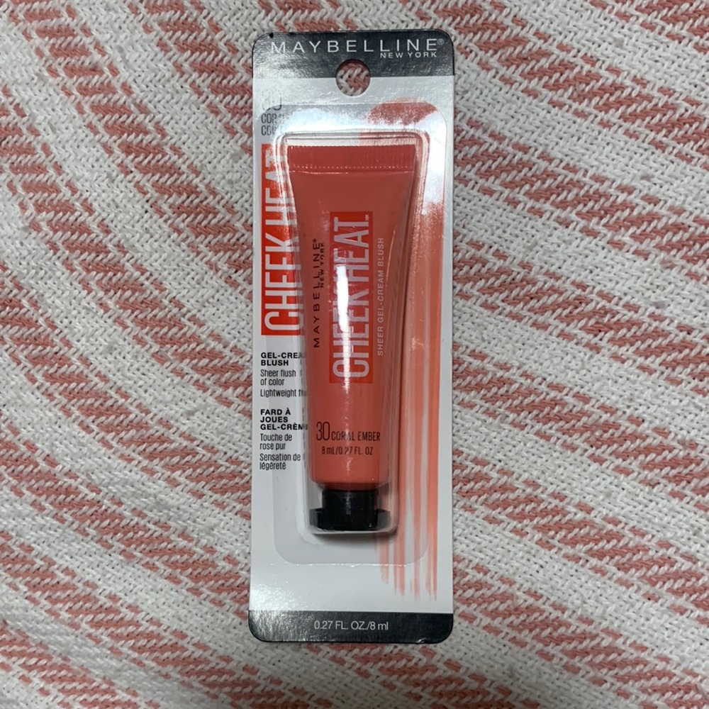 NWT Maybelline Gel Blush in Coral Ember #30